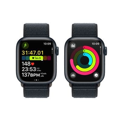 APPLE Watch Series 9 GPS 2023 (41mm., Midnight Aluminum Case, Midnight Sport Loop)