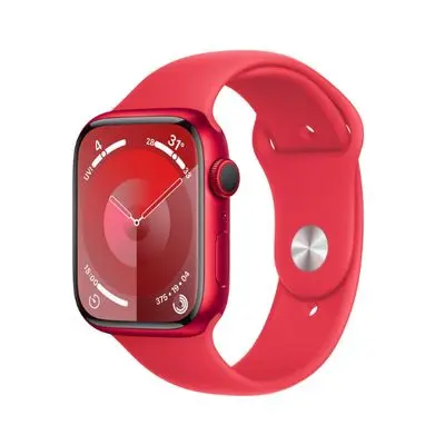 Watch Series 9 GPS 2023 (45mm., M/L Size, (PRODUCT)RED Aluminum Case, (PRODUCT)RED Sport Band)