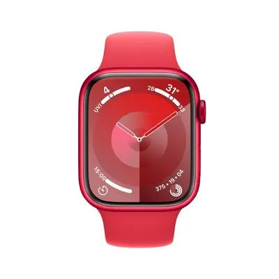APPLE Watch Series 9 GPS 2023 (45mm., M/L Size, (PRODUCT)RED Aluminum Case, (PRODUCT)RED Sport Band)