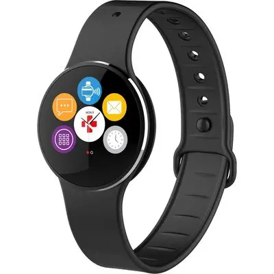 MYKRONOZ Smart Watch Activity Tracker (34.5 mm,Black Case,Black Band) ZeCircle2