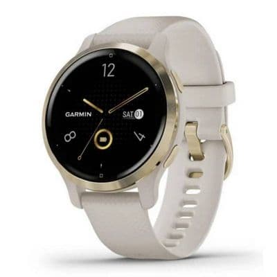GARMIN Venu 2S Smart Watch (40mm, Light Sand Case, Light Sand Band)