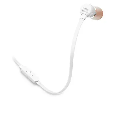 JBL Tune 110 In-ear Wire Headphone (White) T110WHT