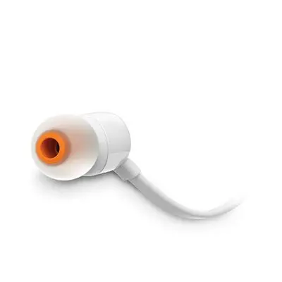 JBL Tune 110 In-ear Wire Headphone (White) T110WHT