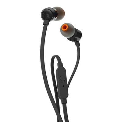 JBL In-Ear Wire Headphone (Black) T110BLK