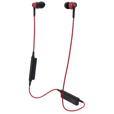 AUDIO TECHNICA In-ear Bluetooth Headphone (Black/Red) ATH-CKR35BT-Red