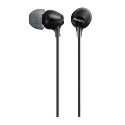 SONY In-Ear Wire Headphone (Black) MDR-EX15APBZE