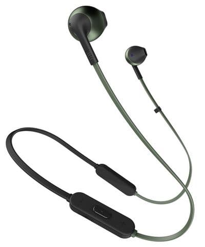 JBL Tune 205BT Earbuds Wireless Bluetooth Headphone (Green) JBLT205BTGRN