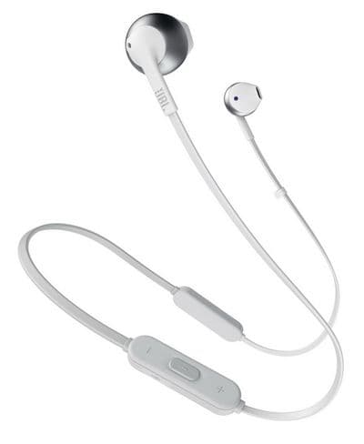 JBL Tune 205BT Earbuds Wireless Bluetooth Headphone (Silver) JBLT205BTSIL
