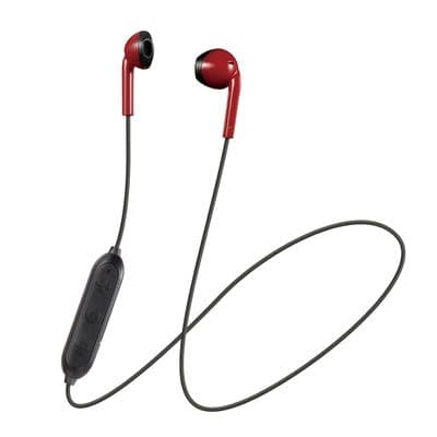 JVC HA-F19BT Earbuds Wireless Bluetooth Headphone (Red) HA-F19BT-RBE