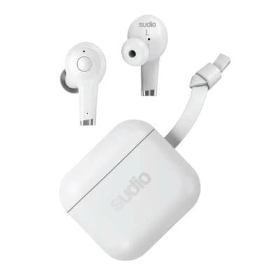 SUDIO ETT Truly Wireless In-ear Wireless Bluetooth Headphone (White)