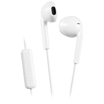 JVC Earbuds Wire Headphone (White) HA-F17M-W