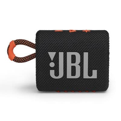 JBL Bluetooth Speaker (Black/Orange) Go 3
