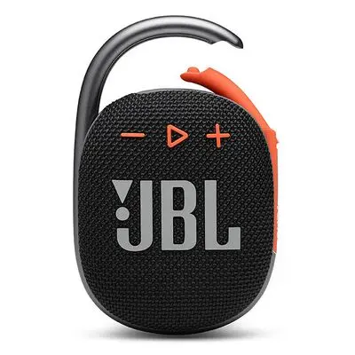 JBL ลำโพงเชื่อมต่อไร้สาย (5 วัตต์, สีดำ/ส้ม) รุ่น Clip 4