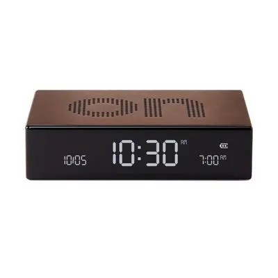 Flip Premium Reversible LCD Alarm Clock (Bronze) LR152BZ