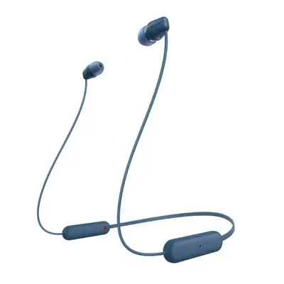 SONY หูฟัง (สีฟ้า) รุ่น WI-C100/LZE