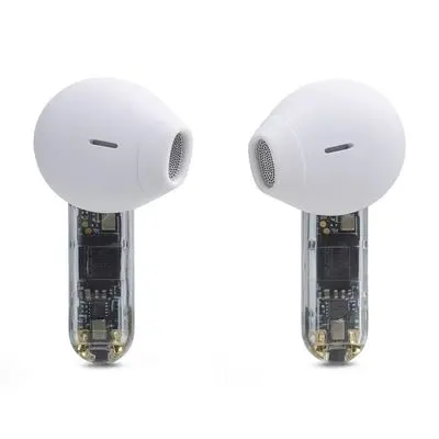 JBL Tune Flex Ghost Edition Truly Wireless Earbuds Wireless Bluetooth Headphone (White Ghost)