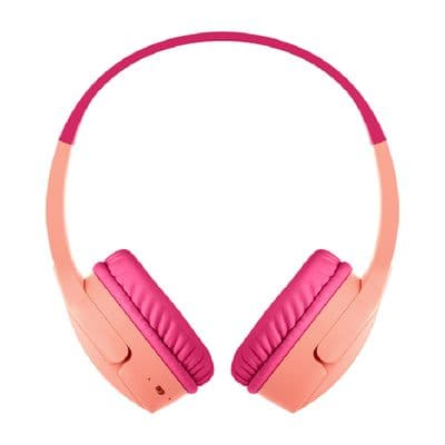 BELKIN SoundForm Mini Over-ear Wireless Bluetooth Headphone (Pink) AUD002BTPK