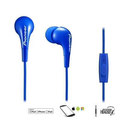 PIONEER In-Ear Wire Headphone (Blue) SE-CL502T-L