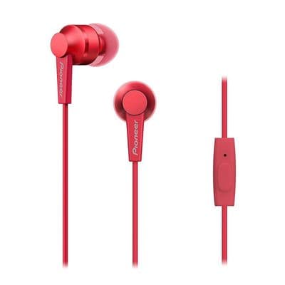PIONEER In-ear Wire Headphone (Red) SE-C3T (R)