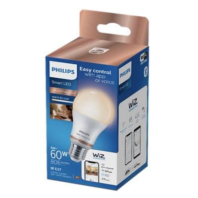 Smart LED Bulb (WiZ White Ambiance) PHI WFB 60W A60 TW