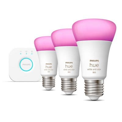 PHILIPS Smart Bulb Set (7.5 W, A60, E27) HUEWCA3SET