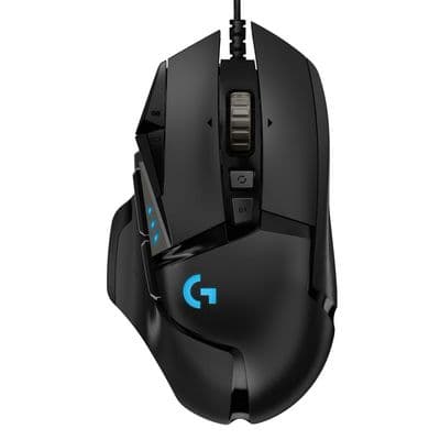 LOGITECH Gaming Mouse (Black) G502 Hero High Performance