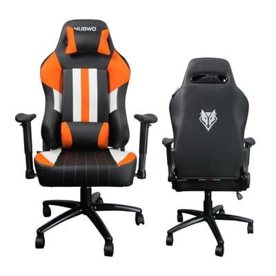 NUBWO Gaming Chair (Black/Orange) NBCH-021 BLACK/ORANGE