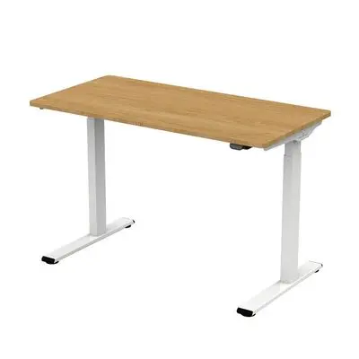 โต๊ะเกมมิ่ง (สีขาว/โอ๊ค) รุ่น GD-0007 -WHITE+OAK