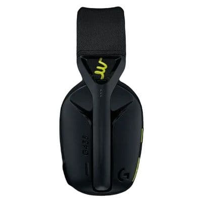 LOGITECH G435 Lightspeed Over-ear Wireless Bluetooth Gaming Headphone (Black/Neon Yellow) 981-001051