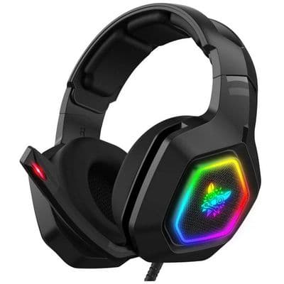 ONIKUMA Over-ear Wire Gaming Headphone With RGB (Black) K10