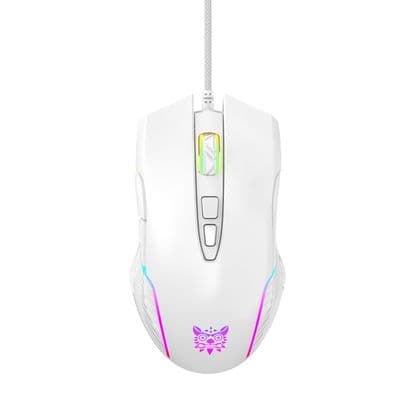 ONIKUMA Gaming Mouse With RGB (White) Yuki