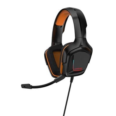 ONIKUMA Over-ear Wire Gaming Headphone With RGB (Black/Orange) K20