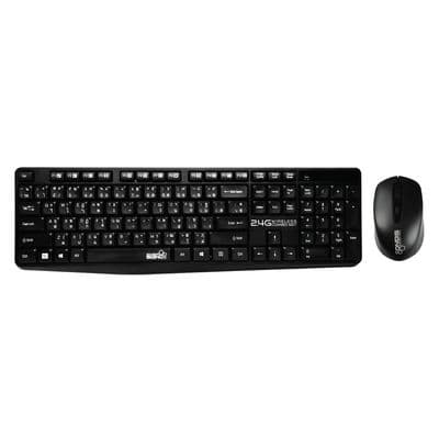 SIGNO Wireless Keyboard + Mouse (Black) KW760+WM106