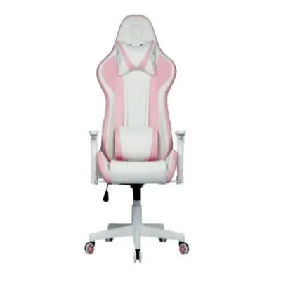 เก้าอี้เกม (สี Pink/White) รุ่น Caliber R1S Rose