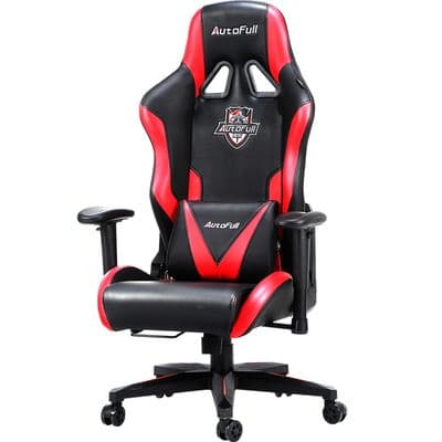 AUTOFULL Budget Series Gaming Chair (Black/Red) AF-050BPUS