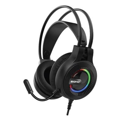 SIGNO Over-ear Wire Headphone (ฺBlack) HP-833