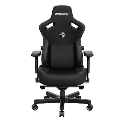 Kaiser 3 Series Premium Gaming Chair (Size L, Premium PVC Leather, Elegant Black)