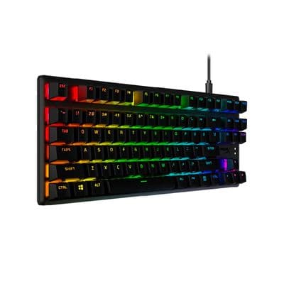 HYPER-X Alloy Origins Core - PBT Red Linear Gaming Keyboard (Black) 639N7AA