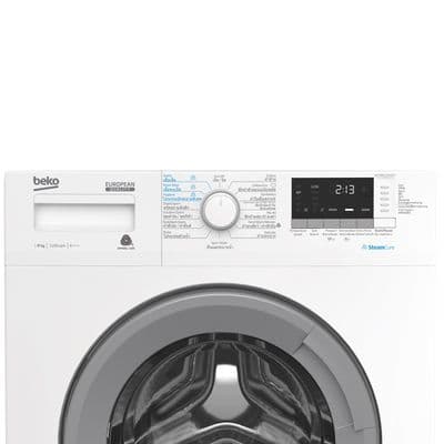 BEKO เครื่องซักผ้าฝาหน้า (8 kg) รุ่น WCV8612X0ST + ฐานรอง
