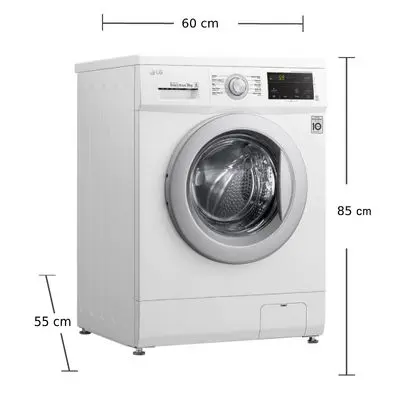 LG Front Load Washing Machine ( 9 kg) FM1209N6W.ABWPETH