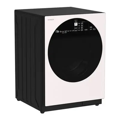 HITACHI เครื่องซักผ้า/อบผ้า ฝาหน้า (10/7 KG.) รุ่น BD-D100GV WH