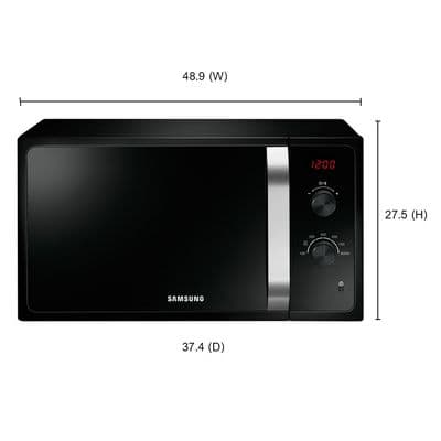 SAMSUNG Microwave (800W, 23L) MS23F300EEK/ST