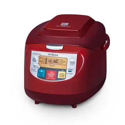 HITACHI Rice Cooker (540W, 1.0L, Red) RZ-D10VF