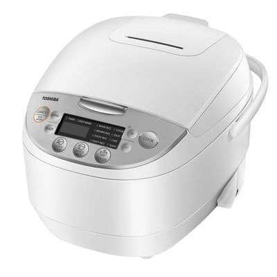 TOSHIBA Rice Cooker (605 W, 1 L , White) RC-T10DR1