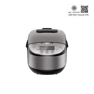 TOSHIBA Rice Cooker (625 W, 1 L, Silver) RC-T10DR2