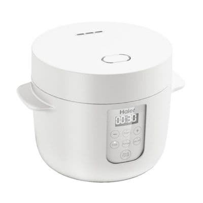 HAIER Rice cooker reduce sugar (500 W, 1 L, White) HRC-E11201W