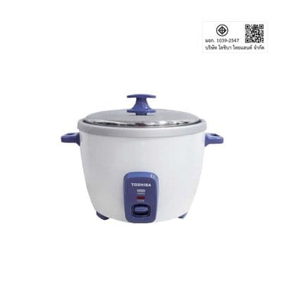 TOSHIBA Rice Cooker (700W, 1L, White) RC-T10CE