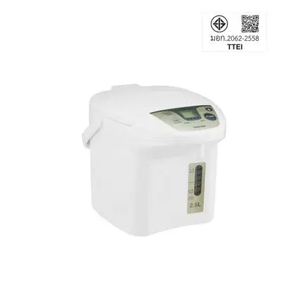 TOSHIBA กระติกน้ำร้อน (2.5 ลิตร, สีขาว) รุ่น PLK25FL