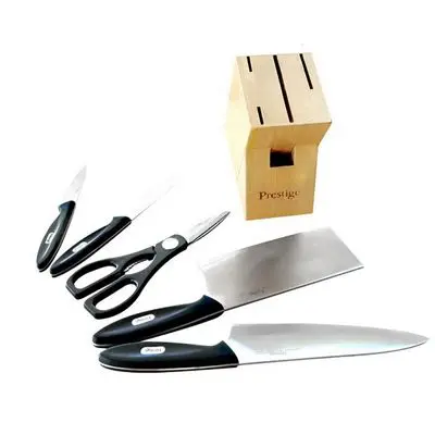 Stainless Steel Knife Set with Storage (6 pcs) 56234-C