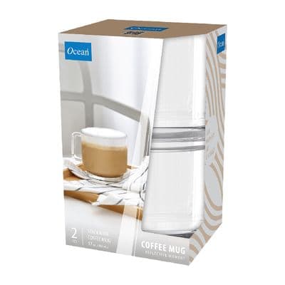 OCEAN Stack Noir Coffee Cup (485 ml., Pack 2) 3P0034102G0001
